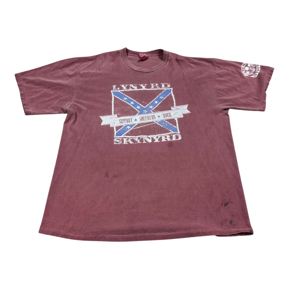 Vintage Delta‎ 2005 Great American Jam Tour Lynyrd Skynyrd Shirt Men's 2XL FLAWS